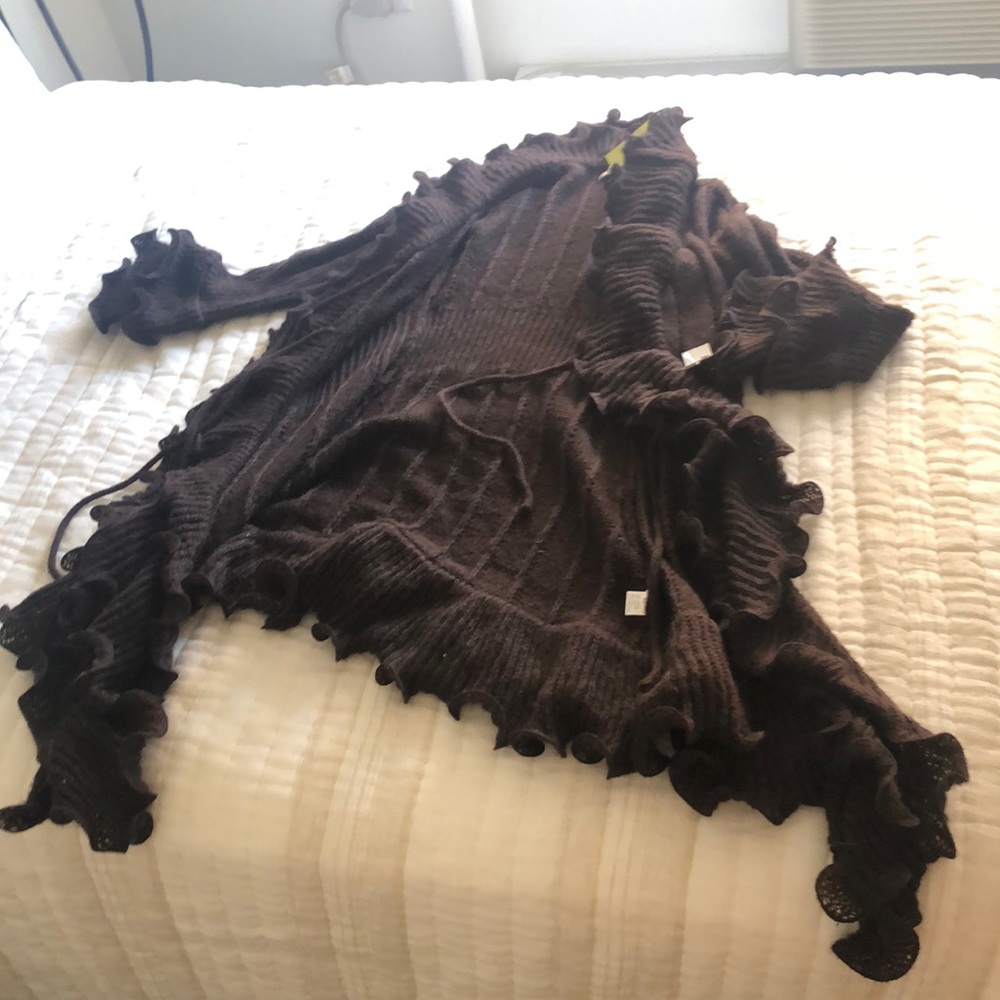 Ribbon edge cardigan